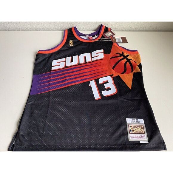 Mitchell Ness Phoenix Suns Swingman Jersey Men’s Sz XL 1986 Alternate Steve Nash - Picture 1 of 12